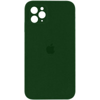 Чехол-силикон оригинал Square Cover Soft Matte Full Camera iPhone 11 Pro, Army green
