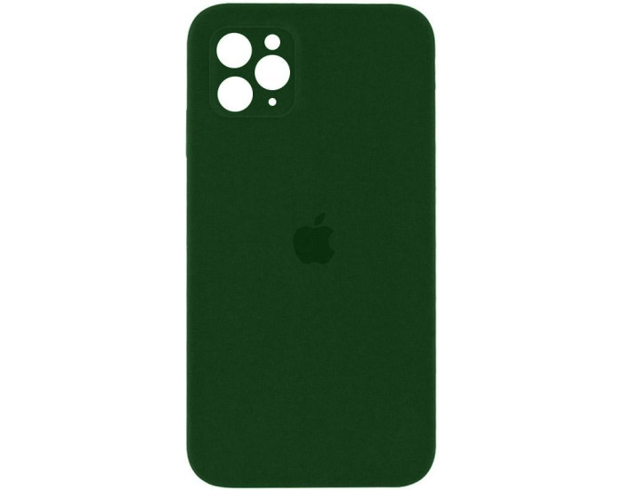 Чехол-силикон оригинал Square Cover Soft Matte Full Camera iPhone 11 Pro, Army green