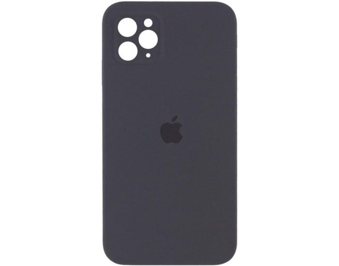 Чехол-силикон оригинал Square Cover Soft Matte Full Camera iPhone 11 Pro, Dark gray