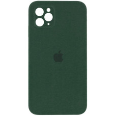 Чехол-силикон оригинал Square Cover Soft Matte Full Camera iPhone 11 Pro, Cyprus green