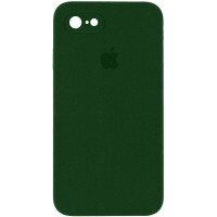 Чохол-силікон оригінал Square Cover Soft Matte Full Camera iPhone 7 /8 /SE 2020, Army green