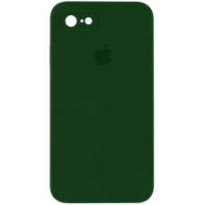 Чехол-силикон оригинал Square Cover Soft Matte Full Camera iPhone 7 /8 /SE 2020, Army green