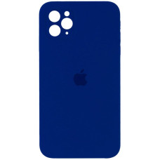 Чехол-силикон оригинал Square Cover Soft Matte Full Camera iPhone 11 Pro, Deep navy