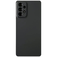 Задняя панель корпуса для Samsung A736 Galaxy A73 5G, серая со стеклом камеры, оригинал