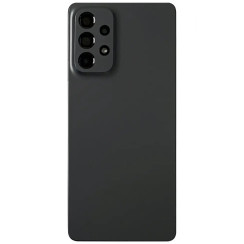Задняя панель корпуса для Samsung A736 Galaxy A73 5G, серая со стеклом камеры, оригинал