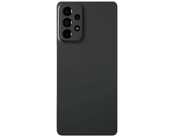 Задняя панель корпуса для Samsung A736 Galaxy A73 5G, серая со стеклом камеры, оригинал