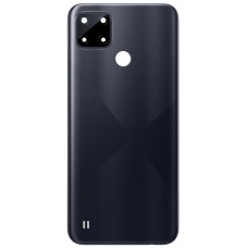 Задняя крышка для Realme C21Y, черная со стеклом камеры, оригинал