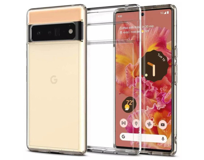 Чехол-силикон Epic Transparent 1,5mm Google Pixel 6, прозрачный