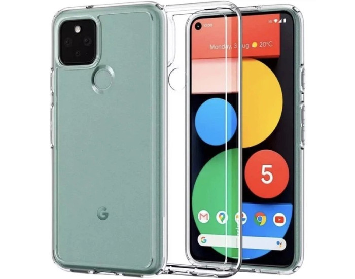Чехол-силикон Epic Transparent 1,5mm Google Pixel 5A, прозрачный
