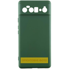 Чехол-силикон Getman Liquid Silk Full Camera Google Pixel 10 Pro, темно-зеленый