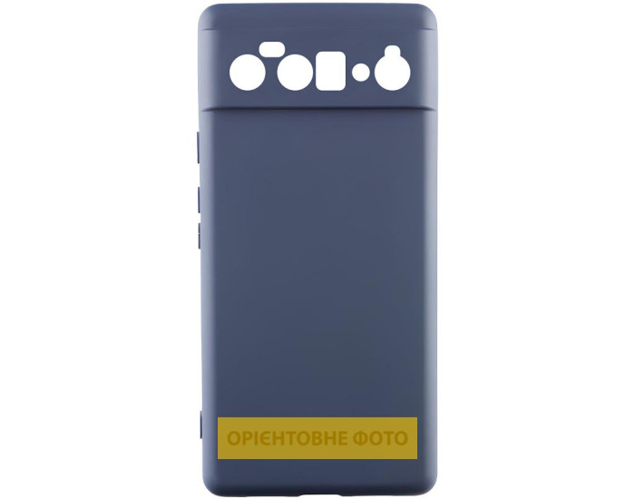 Чехол-силикон Getman Liquid Silk Full Camera Google Pixel 10 Pro, темно-синий