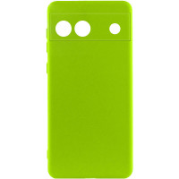 Чехол-силикон Lakshmi Full Camera Google Pixel 6A (Салатовый / Neon Green)