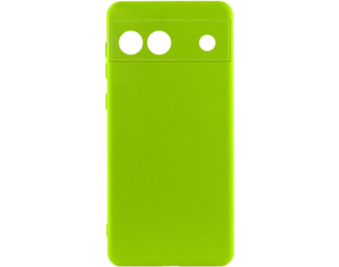Чехол-силикон Lakshmi Full Camera Google Pixel 6A (Салатовый / Neon Green)