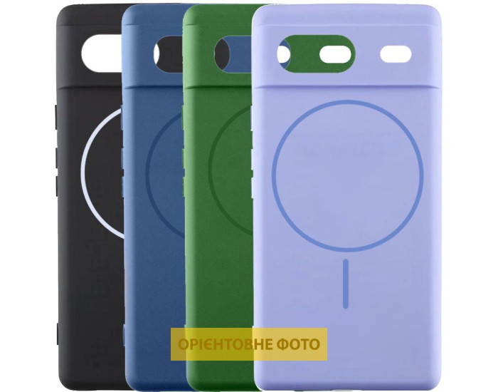 Чехол-силикон Lakshmi Full Camera With MagFit Google Pixel 8, Blue