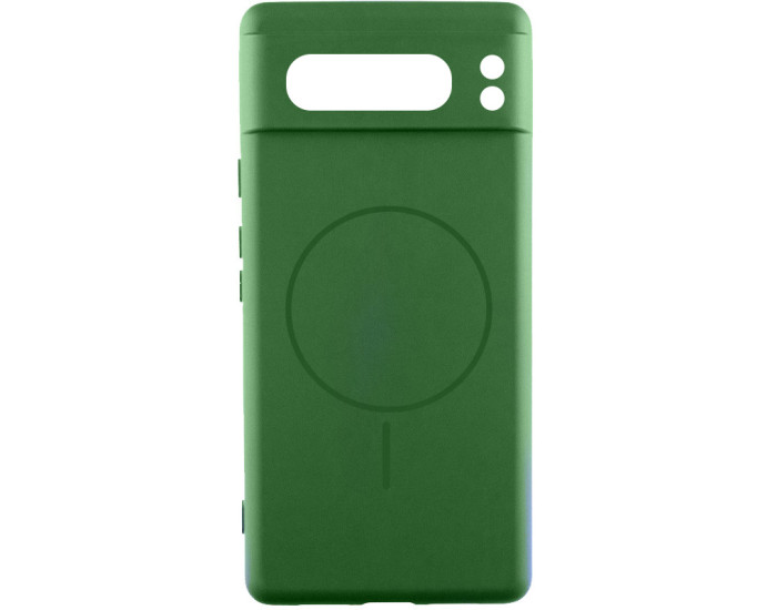 Чехол-силикон Lakshmi Full Camera With MagFit Google Pixel 8 Pro, Dark green