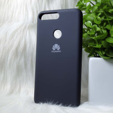 Чехол-силикон оригинал Soft Matte Huawei Y7 Prime 2018, Black