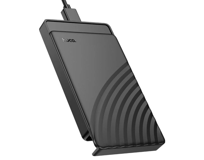 Внешний карман для накопителя HOCO HB46 USB3.0 2.5-inch SATA hard drive enclosure 6TB Black