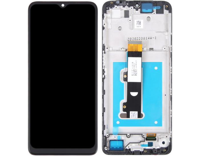 Дисплей с сенсорным экраном (модуль) Motorola XT2239 Moto E22 /Moto E22i, черный с рамкой, оригинал