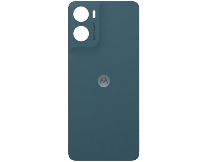 Задняя панель корпуса Motorola XT2535-3 Moto G06/ XT2535-13 Moto G06 Power, синяя, оригинал