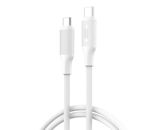 Кабель USB-C XO NB-Q265B Type-C to Type-C (PD60W/1.2m) белый