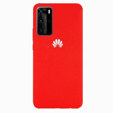 Чехол-силикон оригинал Full Soft Matte Huawei P40 Pro, Hot pink