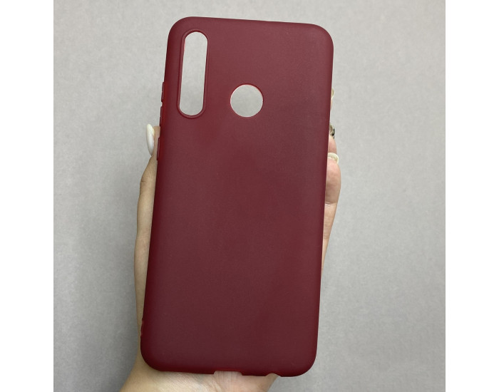 Чехол-силикон оригинал Soft Matte Huawei P Smart 2019, Bordo