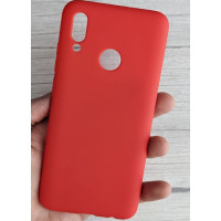 Чехол-силикон оригинал Soft Matte Huawei P Smart 2019, Crimson