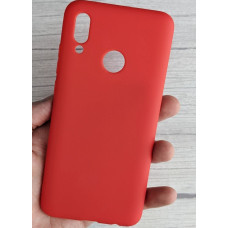 Чехол-силикон оригинал Soft Matte Huawei P Smart 2019, Crimson