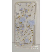 Чохол-силікон Ultra Thin Air Case Huawei P20 Lite, Блакитні квіти
