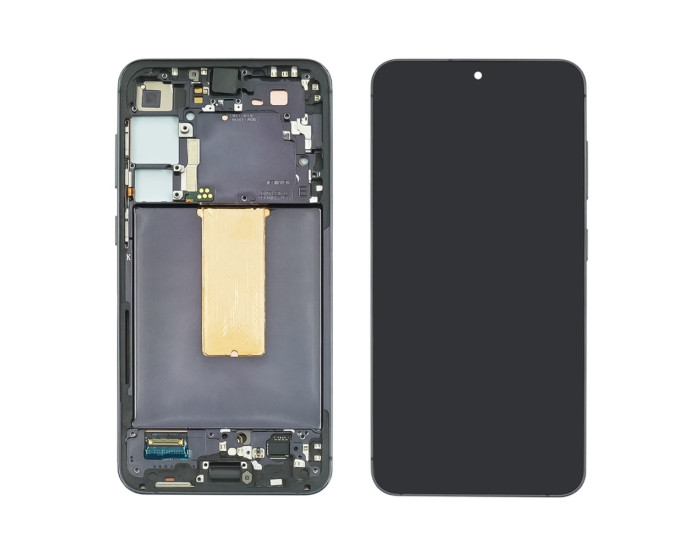 Дисплей с сенсорным экраном (модуль) Samsung S916 Galaxy S23 Plus, черный с рамкой, оригинал, сервисная упаковка GH82-30476A