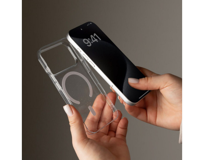 Чохол-силікон Proove Crystal Case with MagSafe Ring iPhone 17 Pro, Темно-синій