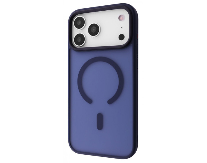 Чохол-силікон WAVE Matte Insane Case with MagSafe Ring iPhone 17 Pro Max, Темно-синій