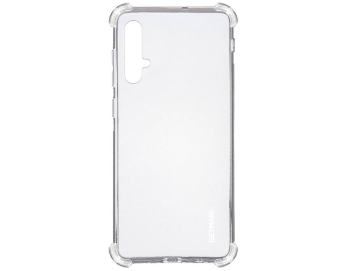 Чехол-силикон Getman Ease logo усиленные углы Huawei Honor 20 /Nova 5T, прозрачный