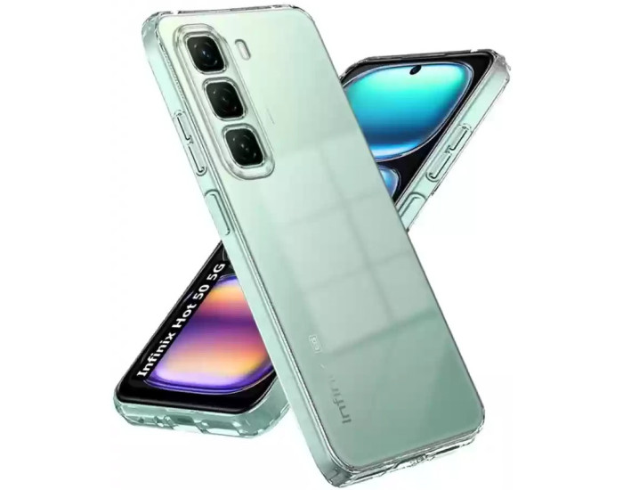 Чохол-силікон Epic Transparent 1,5mm Full Camera Infinix Hot 50 Pro, Прозорий