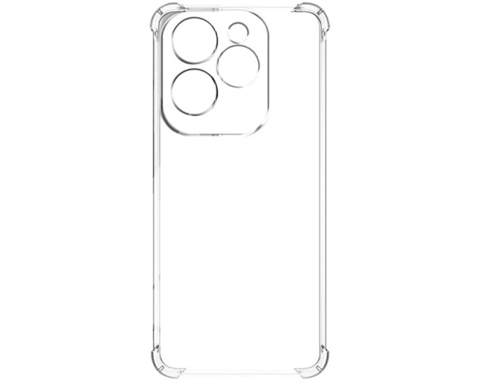 Чохол-силікон Getman Ease logo посилені кути Full Camera Infinix Hot 40 Прозорий