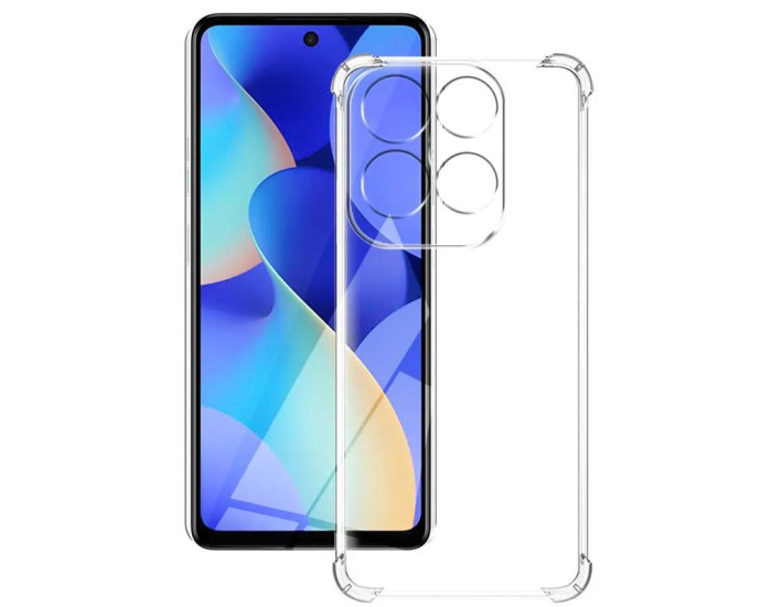Чохол-силікон Getman Ease logo посилені кути Full Camera Infinix Note 40 Pro 4G, Прозорий