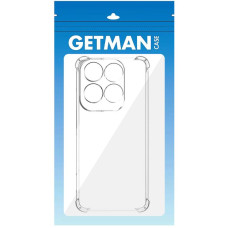 Чохол-силікон Getman Ease logo посилені кути Full Camera Infinix Note 40 Pro 4G, Прозорий