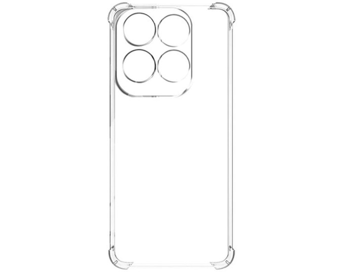 Чохол-силікон Getman Ease logo посилені кути Full Camera Infinix Note 40 Pro 4G, Прозорий