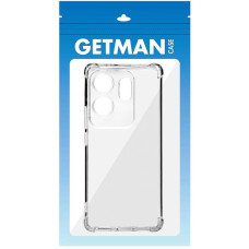 Чохол-силікон Getman Ease logo посилені кути Full Camera Infinix Zero 30 4G, Прозорий