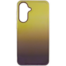 Чехол-силикон TPU+PC Glassbend Samsung A35, коричневый