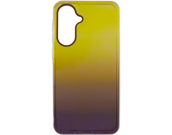 Чехол-силикон TPU+PC Glassbend Samsung A35, фиолетовый