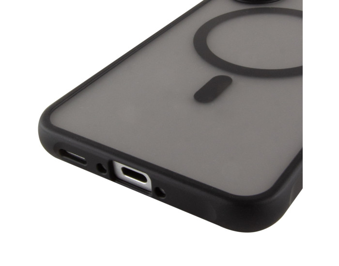 Чехол-силикон TPU Bloom with MagSafe Samsung A27, черный