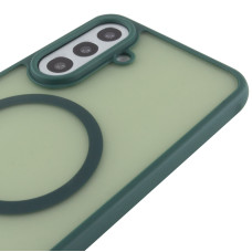 Чехол-силикон TPU Bloom with MagSafe Samsung A27, зеленый