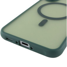 Чехол-силикон TPU Bloom with MagSafe Samsung A27, зеленый