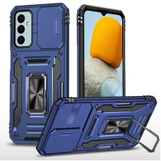 Чехол-Ударопрочный Camshield Army Ring Samsung A27, темно-синий