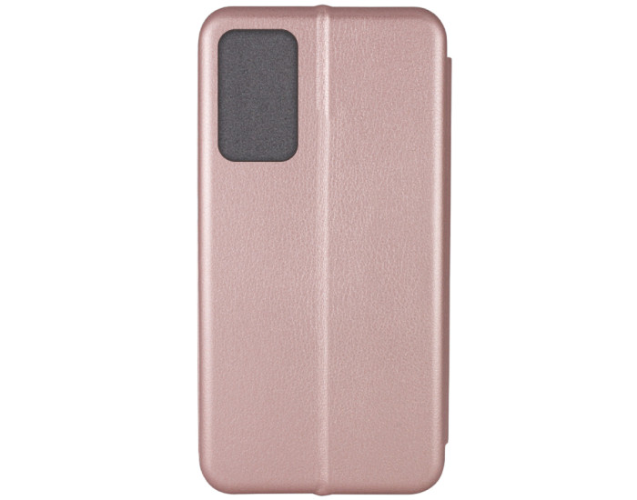 Чехол-книга Кожаный Classy Samsung A27, розовое золото