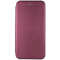 Чехол-книга Кожаный Classy Samsung A27, бордовый