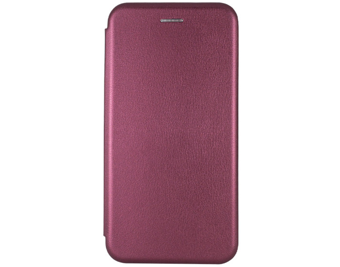 Чехол-книга Кожаный Classy Samsung A27, бордовый