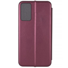 Чехол-книга Кожаный Classy Samsung A27, бордовый