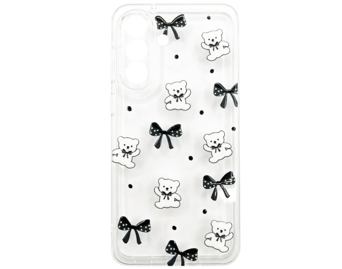 Чехол-силикон TPU Clear Joy Xiaomi Redmi Note 15 Pro 4G, Teddy bows